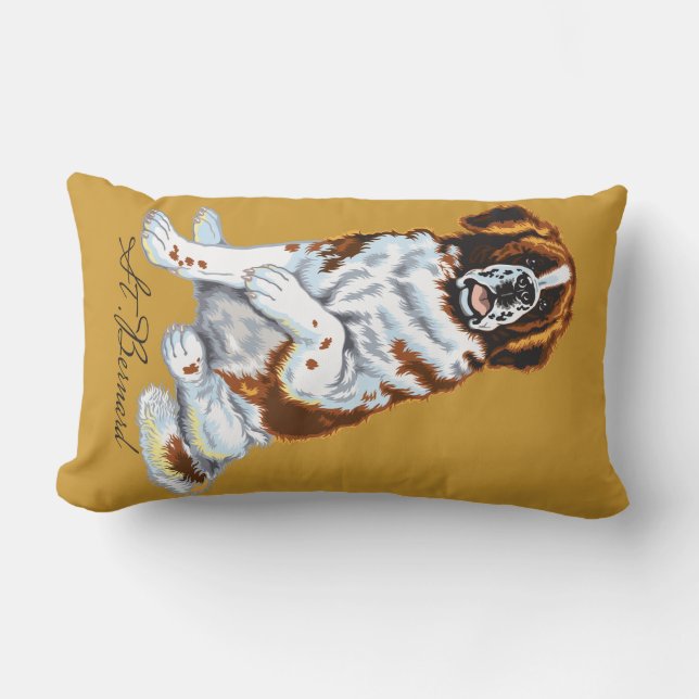saint bernard lumbar cushion (Front)