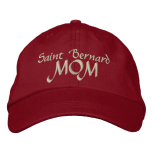 Saint Bernard MOM Gifts Embroidered Hat