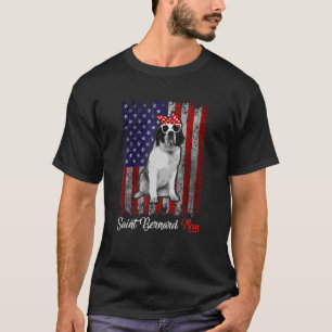 Saint Bernard Mom Mothers Day Dog T-Shirt