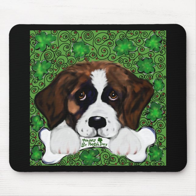 Saint Bernard Mouse Mat (Front)