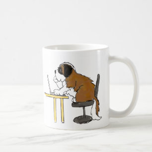 Saint Bernard Mug - Slobbers' Social Media