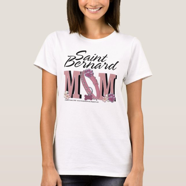 Saint Bernard Mum - Mae T-Shirt (Front)