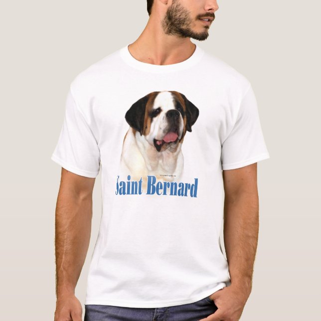 Saint Bernard Name T-Shirt (Front)
