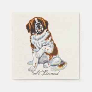 saint bernard napkin