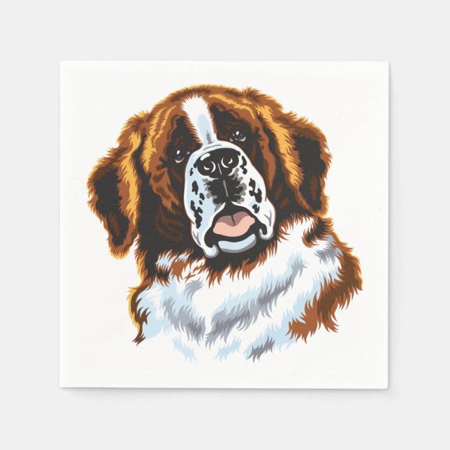 saint bernard napkin (Front)