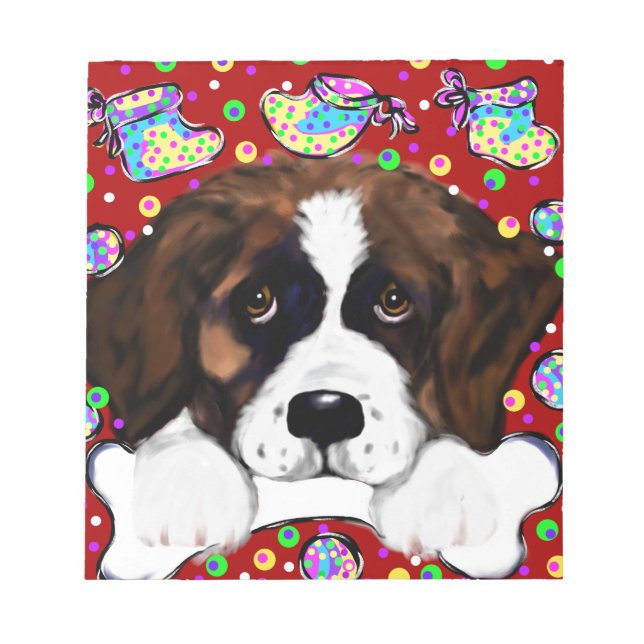 Saint Bernard Notepad (Front)