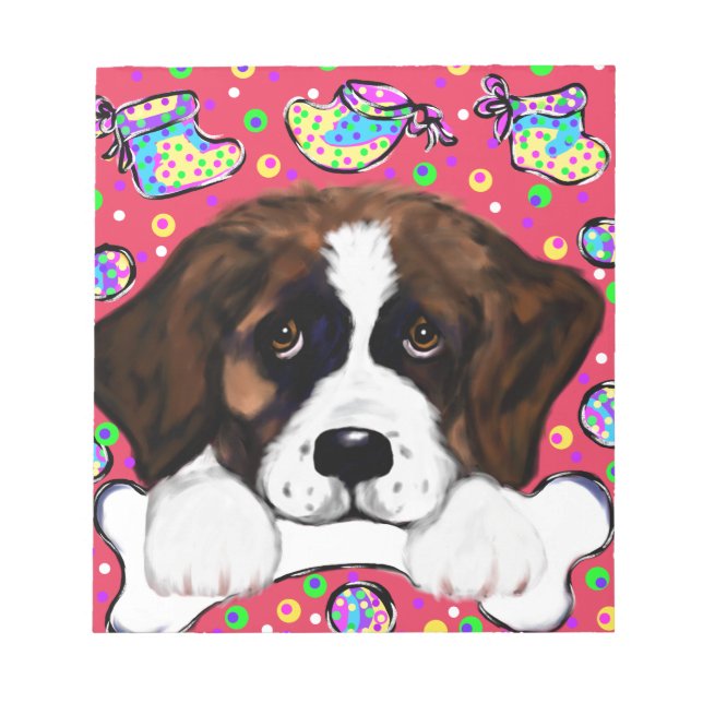 Saint Bernard Notepad (Front)