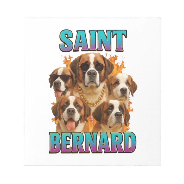 Saint Bernard  Notepad (Front)