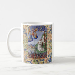 Saint Bernard of Clairvaux Medieval Illustration Coffee Mug
