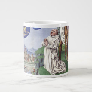 Saint Bernard of Clairvaux Medieval Illustration Large Coffee Mug