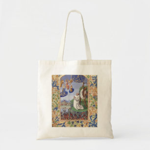 Saint Bernard of Clairvaux Medieval Illustration Tote Bag
