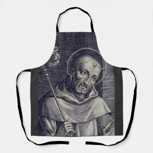 Saint Bernard of Clairvaux Mellifluous Doctor Art Apron