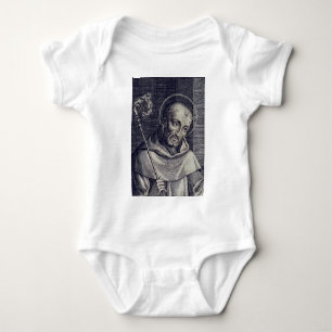 Saint Bernard of Clairvaux Mellifluous Doctor Art Baby Bodysuit