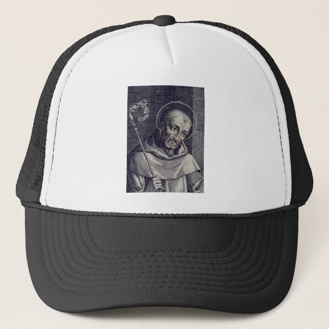 Saint Bernard of Clairvaux Patron of Scholars Trucker Hat (Front)