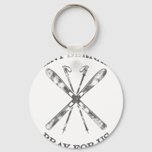 Saint Bernard Of Montjoux Snow Ski Gifts Winter Sk Key Ring