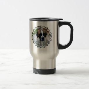 Saint Bernard Photo Stainless Travel Mug