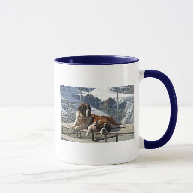 Saint-Bernard posing Mug (Right)