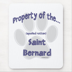 Saint Bernard Property Mouse Mat
