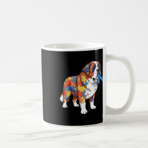 Saint Bernard Puzzle Autism Awareness Autistic Wom Coffee Mug