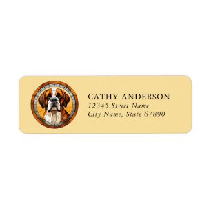 Saint Bernard Return Address Labels
