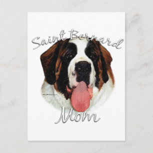 Saint Bernard (rough) Mum 2 Postcard