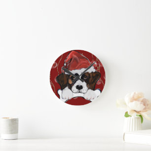 Saint Bernard  Round Clock