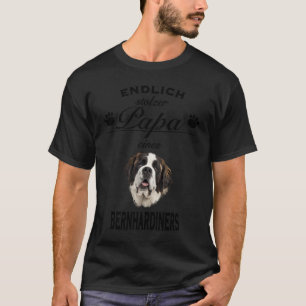 Saint Bernard s  Proud Dog Dad  St Bernard T-Shirt