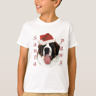 Saint Bernard Santa Paws T-Shirt