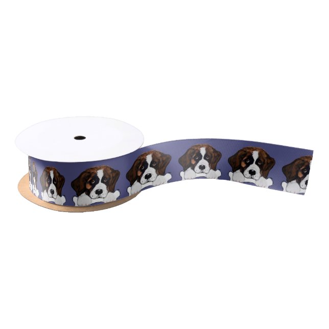 Saint Bernard Satin Ribbon (Spool)