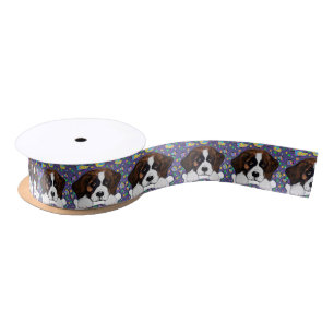 Saint Bernard Satin Ribbon