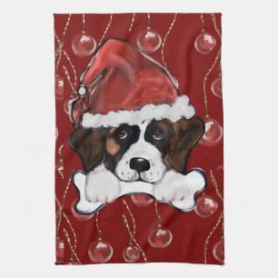 Saint Bernard  Tea Towel