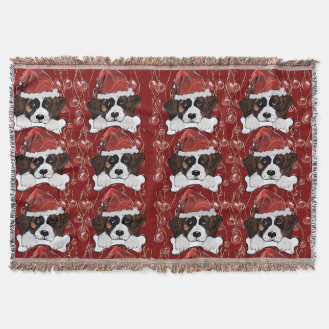 Saint Bernard  Throw Blanket (Front)
