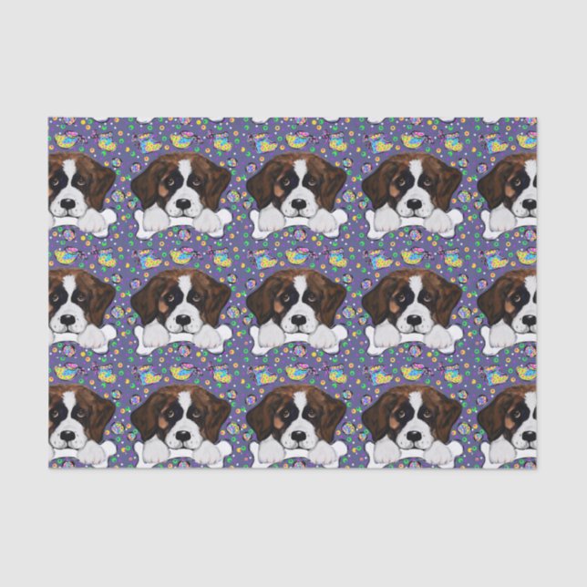 Saint Bernard Tissue Paper (Front)
