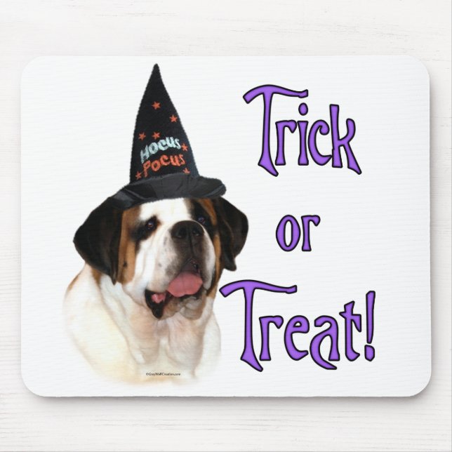 Saint Bernard Trick Mouse Mat (Front)