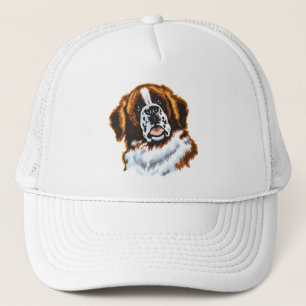 saint bernard trucker hat