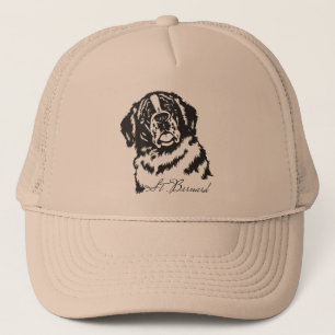 saint bernard trucker hat