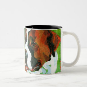 Saint Bernard Two-Tone Coffee Mug