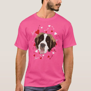 Saint Bernard Valentines Day T-Shirt