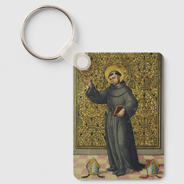Saint Bernardino of Siena Key Ring (Front)