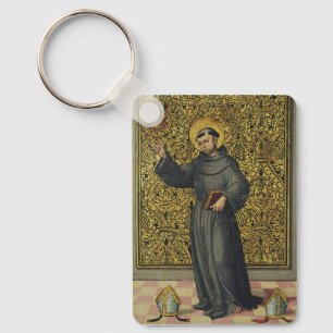 Saint Bernardino of Siena Renaissance Style Art  Key Ring