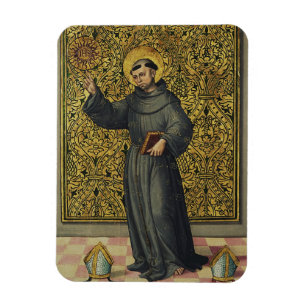 Saint Bernardino of Siena Renaissance Style Art Magnet