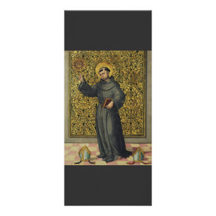 Saint Bernardino of Siena Renaissance Style Art Rack Card