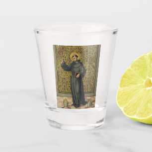 Saint Bernardino of Siena Renaissance Style Art Shot Glass