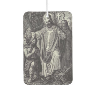 Saint Boniface Premium Apostle of Germany Car Air Freshener