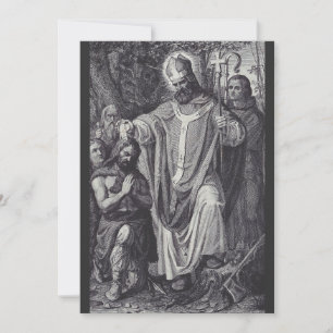 Saint Boniface Premium Apostle of Germany Holiday Card