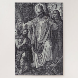 Saint Boniface Premium Apostle of Germany Jigsaw Puzzle