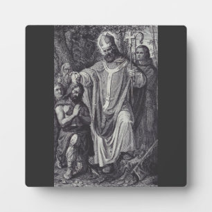 Saint Boniface Premium Apostle of Germany Plaque