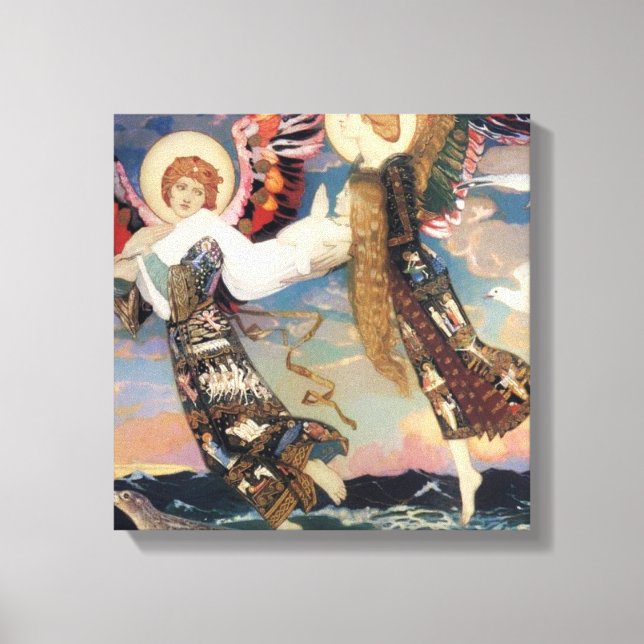 “Saint Bride” Angel Art by John Duncan Canvas Print (Front)