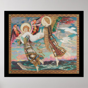 Saint Bride, c. 1913 by John Duncan Poster
