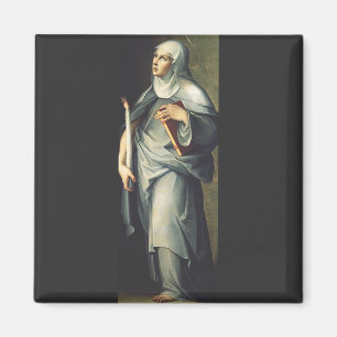 Saint Bridget of Sweden Medieval Mystic  Magnet